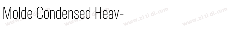 Molde Condensed Heav字体转换 Molde Condensed Heav字体转换